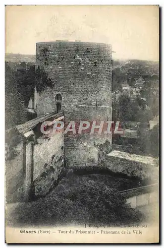 Cartes postales Prison Gisors Tour du prisonnier Panorama de la ville