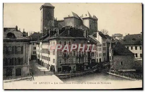 Cartes postales Prison Annecy Les anciennes prisons et le chateau de Nemours