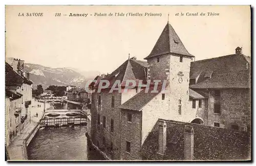 Ansichtskarte AK Prison Annecy Palais de l&#39Isle Vieilles prisons et le canal de Thiou