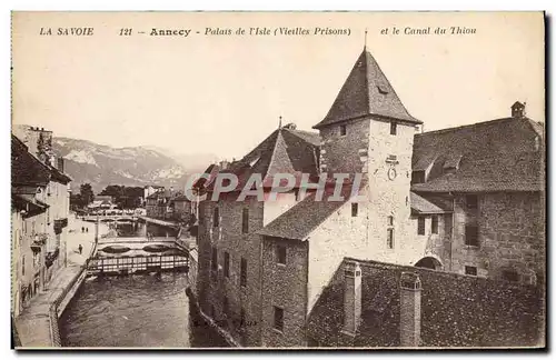 Cartes postales Prison Annecy Palais de l&#39Isle Vieilles prisons et le canal de Thiou