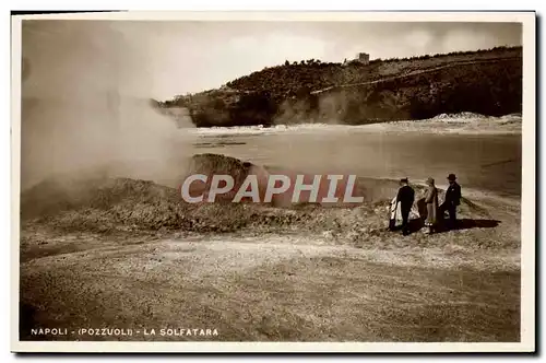 Ansichtskarte AK Volcan Napoli Pozzuoli La solfatara