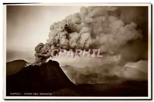 Ansichtskarte AK Volcan Napoli Cono del Vesuvio