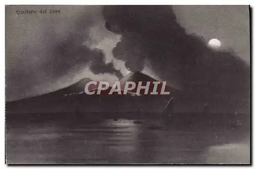 Cartes postales Volcan Eruzione del 1895