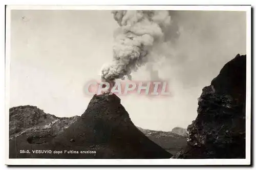 Ansichtskarte AK Volcan Vesuvio dopo l&#39ultima eruzione