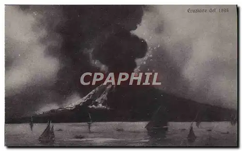 Cartes postales Volcan Eruzione del 1895