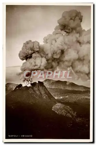 Ansichtskarte AK Volcan Napoli Vesuvio