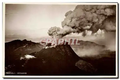 Ansichtskarte AK Volcan Napoli Vesuvio