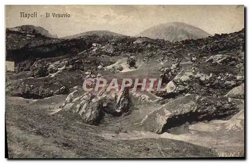 Ansichtskarte AK Volcan Napoli Il Vesuvio