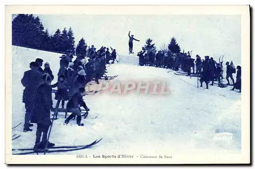 Ansichtskarte AK Sports d&#39hiver Ski Concours