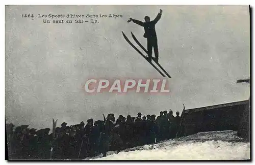 Cartes postales Sports d&#39hiver Ski Un saut