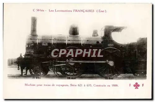 Ansichtskarte AK Train Locomotive Machine pour trains de voyageurs Serie 621 a 635