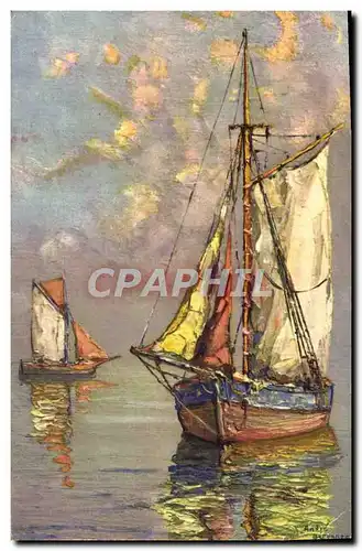 Cartes postales Bateau Voilier