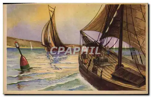 Cartes postales Bateau Voilier