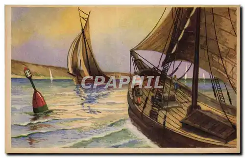 Cartes postales Bateau Voilier