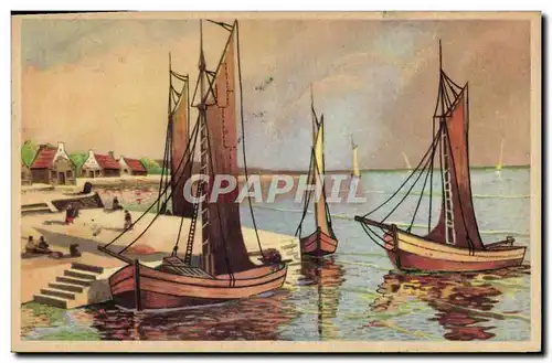 Cartes postales Bateau Voilier