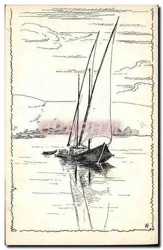 Cartes postales Bateau Voilier