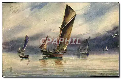 Cartes postales Bateau Voilier