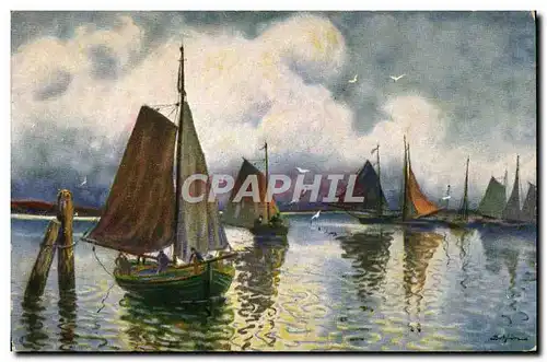 Cartes postales Bateau Voilier