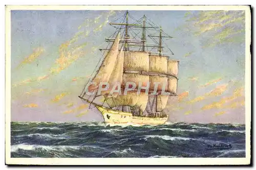 Cartes postales Bateau Voilier