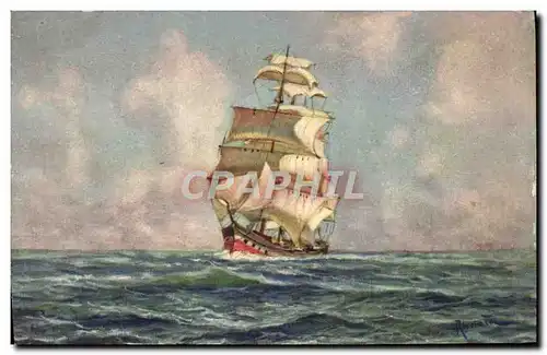 Cartes postales Bateau Voilier