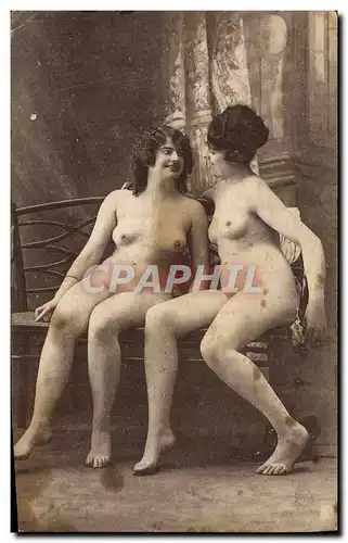 Ansichtskarte AK Nu erotique Femmes