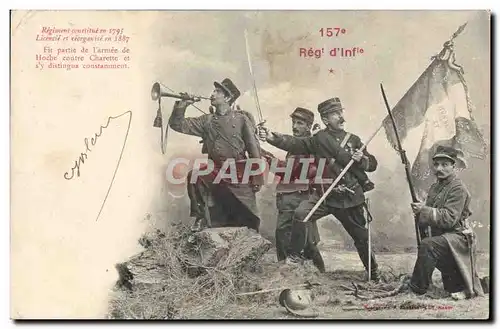 Ansichtskarte AK Militaria 157eme regiment d&#39artillerie