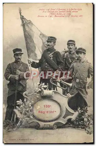 Ansichtskarte AK Militaria 159eme regiment d&#39infanterie