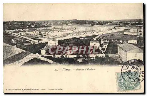 Cartes postales Militaria Nimes Quartier d&#39artillerie
