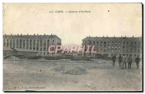 Cartes postales Militaria Caen Caserne d&#39artillerie