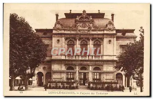 Ansichtskarte AK Facade du Theatre Lons le Saulnier