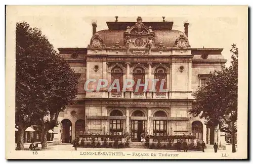 Cartes postales Facade du Theatre Lons le Saulnier