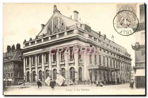 Cartes postales Lille Le Theatre