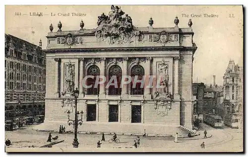 Cartes postales Lille Le grand Theatre
