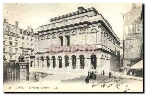 Cartes postales Lyon Le grand Theatre Ricqles