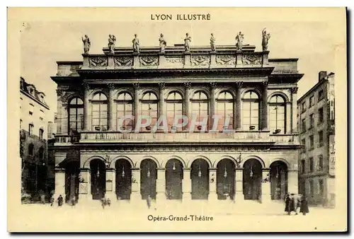 Ansichtskarte AK Lyon Opera Grand Theatre