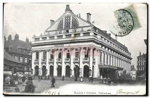Cartes postales Lille Ancien Theatre