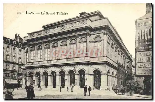 Ansichtskarte AK Lyon Le grand Theatre Ricqles