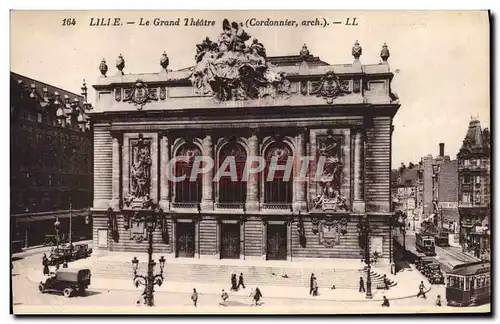 Cartes postales Lille Le grand Theatre