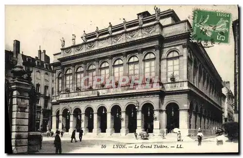 Cartes postales Lyon Le grand Theatre