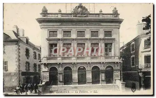 Ansichtskarte AK Lorient Le Theatre