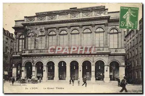 Ansichtskarte AK Lyon Le grand Theatre