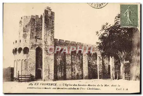 Cartes postales Les Saintes Maries De La Mer L&#39eglise