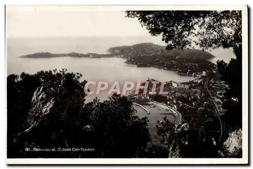 Cartes postales Beaulieu et St Jean Cap Ferrat