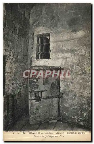 Cartes postales Mont St Michel Abbaye Cachot de Barbes