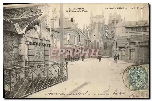 Cartes postales Louviers La Prison et la Poete