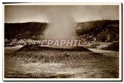 Ansichtskarte AK Volcan Napoli Pozzuoli La Solfatara