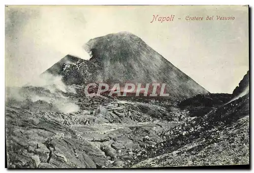 Cartes postales Volcan Napoli Cratere del Vesuvio