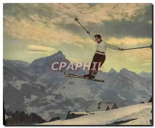 Ansichtskarte AK Sports d&#39hiver Ski Saut