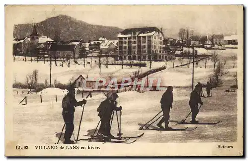Cartes postales Sports d&#39hiver Ski Villard de Lans en hiver Skieurs