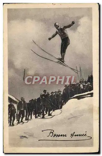 Cartes postales Sports d&#39hiver Ski Saut